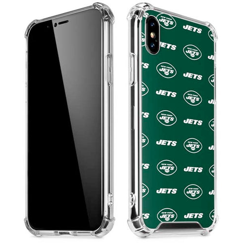 NFL New York Jets Blitz Series iPhone XS Max Clear Case